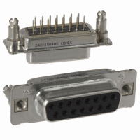 242A15040X CONN DSUB FILTER 15POS FMALE PCB