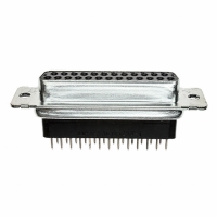 745187-7 CONN D-SUB RCPT STR 25POS PCB AU