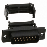 A-DSF15LPIII/FP-R CONN DB15 MALE PLASTIC SHELL