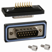 A-DS15PP-WP-R CONN DSUB IP67 MALE PCB STR 15PS