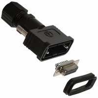 A-DF15-HOOD-WP-R CONN DSUB IP67 15POS FMAL W/HOOD