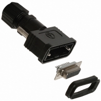 A-HDF26-HOOD-WP-R CONN DSUB IP67 FMAL 26POS W/HOOD