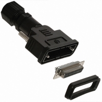 A-DF25-HOOD-WP-R CONN DSUB IP67 25POS FMAL W/HOOD