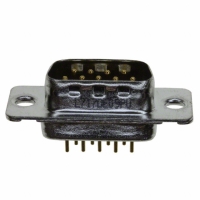 L717DE09PU CONN D-SUB PLUG 9POS GOLD PCB