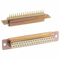 172-E37-211R001 CONN DB37 FEMALE SLD DIP CHROME