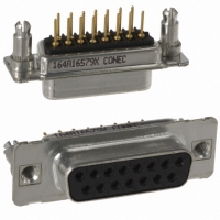164A16579X CONN DSUB 15POS RECEPT VERT PCB