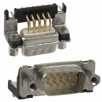 DEPV09P565GTXLF CONN DSUB PLUG 9POS R/A PCB
