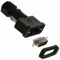 A-DS15-HOOD-WP-R CONN DSUB IP67 15POS MALE W/HOOD