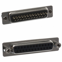171-025-203L031 CONN DB25 FEMALE SLD CUP NICKEL