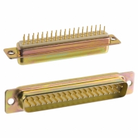 172-E37-111R001 CONN DB37 MALE SOLDER DIP CHROME