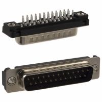 191-025-123R001 CONN DB25 MALE VERT PRESSFIT SLD