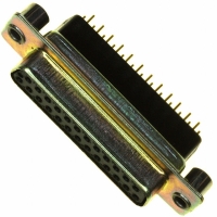 172-025-281-021 CONN DB25 FEM HI PRO YLW CHROME