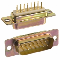 172-E15-111R001 CONN DB15 MALE SOLDER DIP CHROME