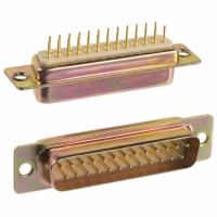 172-E25-111R001 CONN DB25 MALE SOLDER DIP CHROME