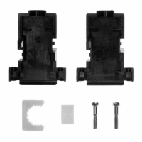 956-009-010R011 BACKSHELL 9POS STR SNAP PLAS BLK