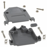 978-025-010R031 BACKSHELL DB25 GREY PLASTIC