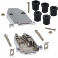 979-015-020-121 BACKSHELL DB15 METALIZED PLASTIC