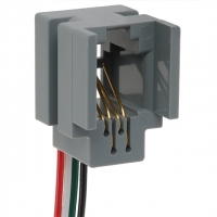 TM1R-616M44-35S-150AM MODULAR JACK W/6