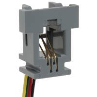 TM1R-616B44-35S-150M MODULAR JACK W/6