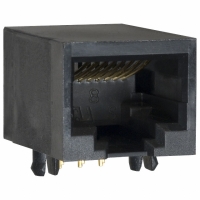 A00-108-660-450 CONN RJ45 MOD JACK R/A UNSHIELD