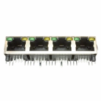 RJHSE-5384-04 CONN RJ45 JACK 1X4 R/A EMI LED