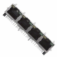 RJHSE-5381-04 CONN RJ45 MOD 1X4 R/A EMI LED