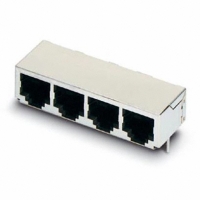 1688609 CONN SOCKET RJ45 8X4PORT R/A