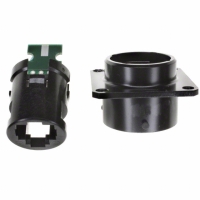 RJ11F22B CONN RCPT SQ FLANGE-SOLDER BLK