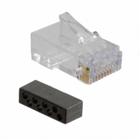 32-6198UL CONN CAT6 RJ45 8-8 ROUND CABLE