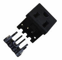 208979-2 CONN AC POWER RECEPT 15A BLACK