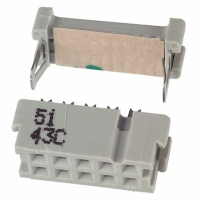 3473-6000 SOCKET CONN 10 CONTACT OPEN GOLD