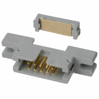 4610-6050 PLUG CONNECTOR 10 POS W/FLANGE