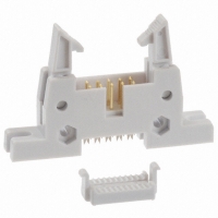 AWH10G-E232-IDC-R CONN PIN IDC 10POS W/ FLANGE