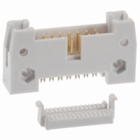 AWH14G-0202-IDC-R CONN PIN IDC 14POS W/O MT EAR