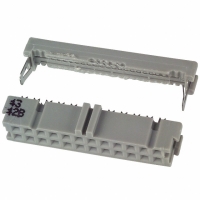 3626-7600 SOCKET CONN 24 CONT CLOSED W/POL