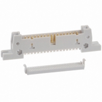 AWH34G-E202-IDC-R CONN PIN IDC 34POS W/ FLANGE