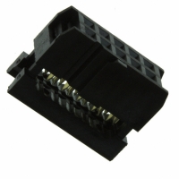 SFH210-PPPC-D05-ID-BK CONN SOCKET IDC 10POS W/KEY GOLD