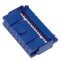 CWR-227-16-0203 CONN SOCKET 16PIN TIN W/KEY