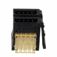 37108-3163-0W0 FL CONN PLUG 8POS(4X2) 26-24AWG ORN