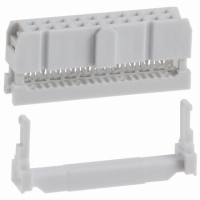 AWP20-7541-T-R CONN SOCKET IDC 20POS W/STR TIN