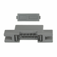 4610-7050 CONN PLUG 10POS W/FLANGE