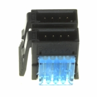 37108-2165-0W0 FL CONN PLUG 8POS(4X2) 22-20AWG BLU