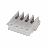 04HR-6S CONN RECEPT HR 4POS 2.5MM WHITE