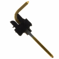 87232-1 CONN HEADER RT/A .100 1POS 30AU