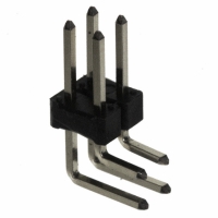 68021-204HLF CONN HEADER 4POS .100 R/A 15AU