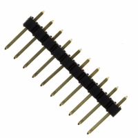 68000-110HLF CONN HEADER 10POS .100 STR 30AU