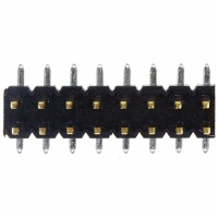 151216-2420-RB CONN 16POS 2MM HEADER DL STR SMD