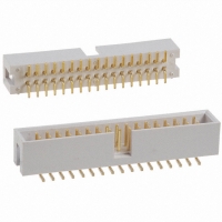 AWHW34-G-SMD-R CONN HEADER LO-PRO 34POS AU SMD