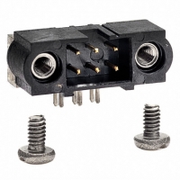 M80-5400642 CONN HDR 2MM R/A W/SCREW 6POS