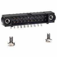 M80-5402042 CONN HDR 2MM R/A W/SCREW 20POS